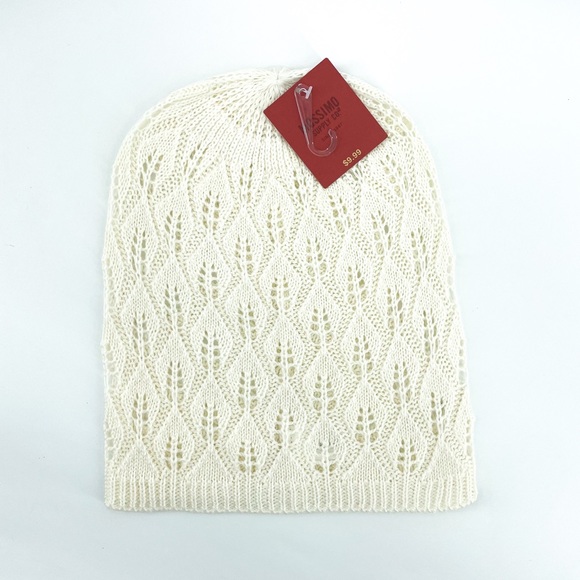 MOSSIMO🌺Lightweight Lace Knitted Sloughy Beanie Hat - Picture 4 of 5